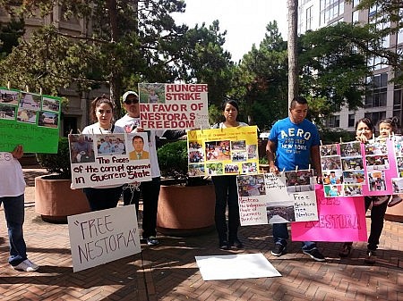 Familia y amigos de Nestora Salgado en Seattle piden al gobierno de EEUU intervenga en su rescate. Foto: Griselda Rodr&iacute;guez/LA Press