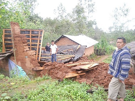 "En Malinatepec no se han visto ni soldados ni Portecci&oacute;n civil" Foto: Rolando S&aacute;chez Quintero