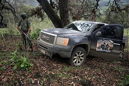 El ej&eacute;rcito da aconocer la supuesta detenci&oacute;n de tres templarios en 2010. Foto: red