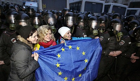 Anti-government protest in Ukraine