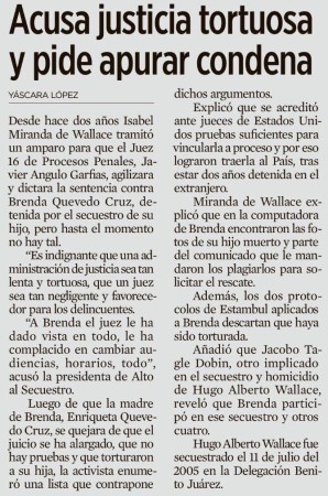 Art&iacute;culo de Y&aacute;scara L&oacute;pez, publicado en la edici&oacute;n del 15 de febrero de 2016 del peri&oacute;dico Reforma