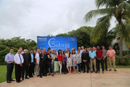 Contrarrevolucionarios cubanos reunidos en Canc&uacute;n, M&eacute;xico, por la OCDA y la Fundaci&oacute;n Konrad Adenauer, en junio de 2016. FOTO: ODCA