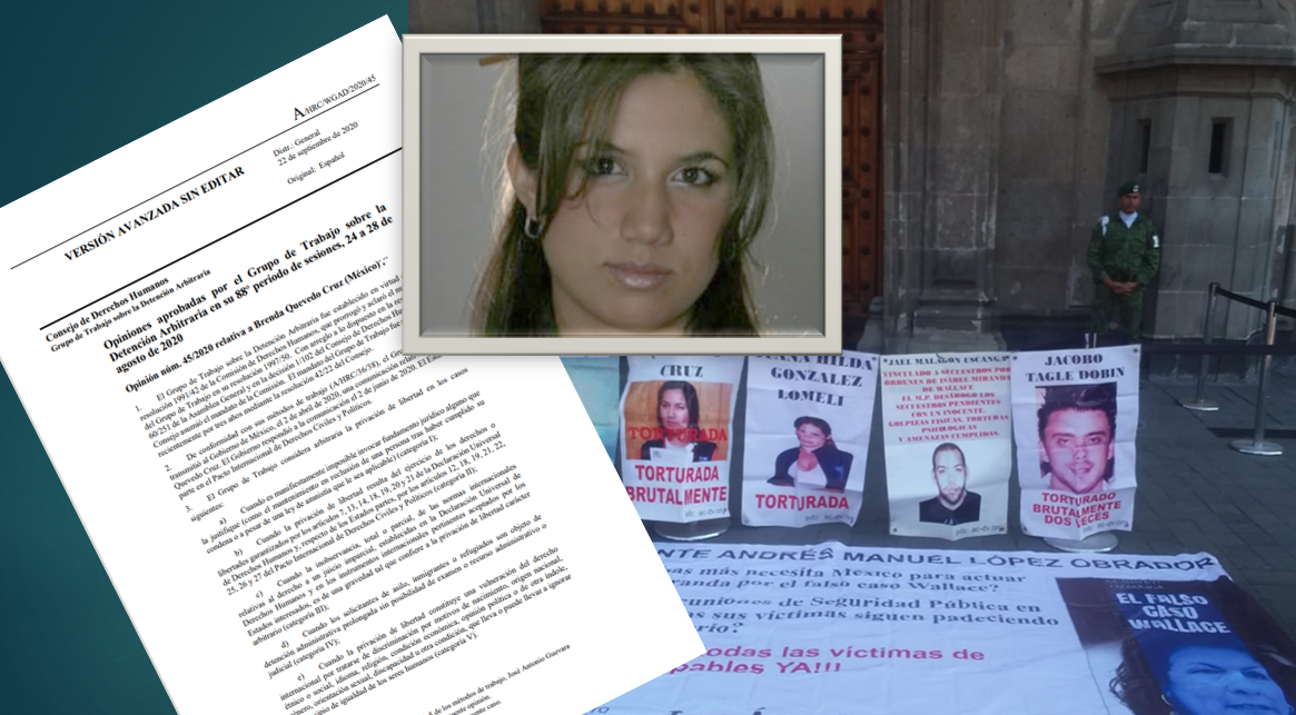 Expertos internacionales en DDHH, satisfechos por respuesta de México en el caso de Brenda Quevedo