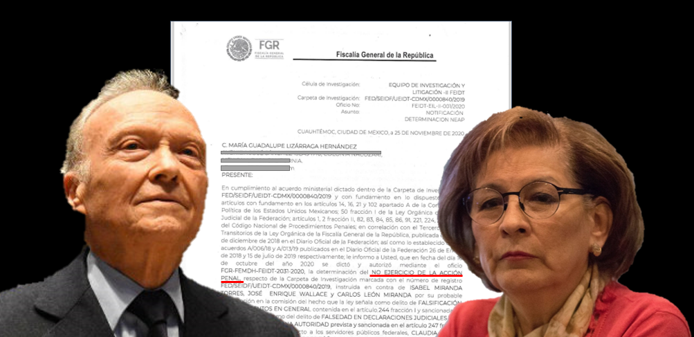 FGR determina no ejercicio de acción penal contra Isabel Miranda pese a evidencias
