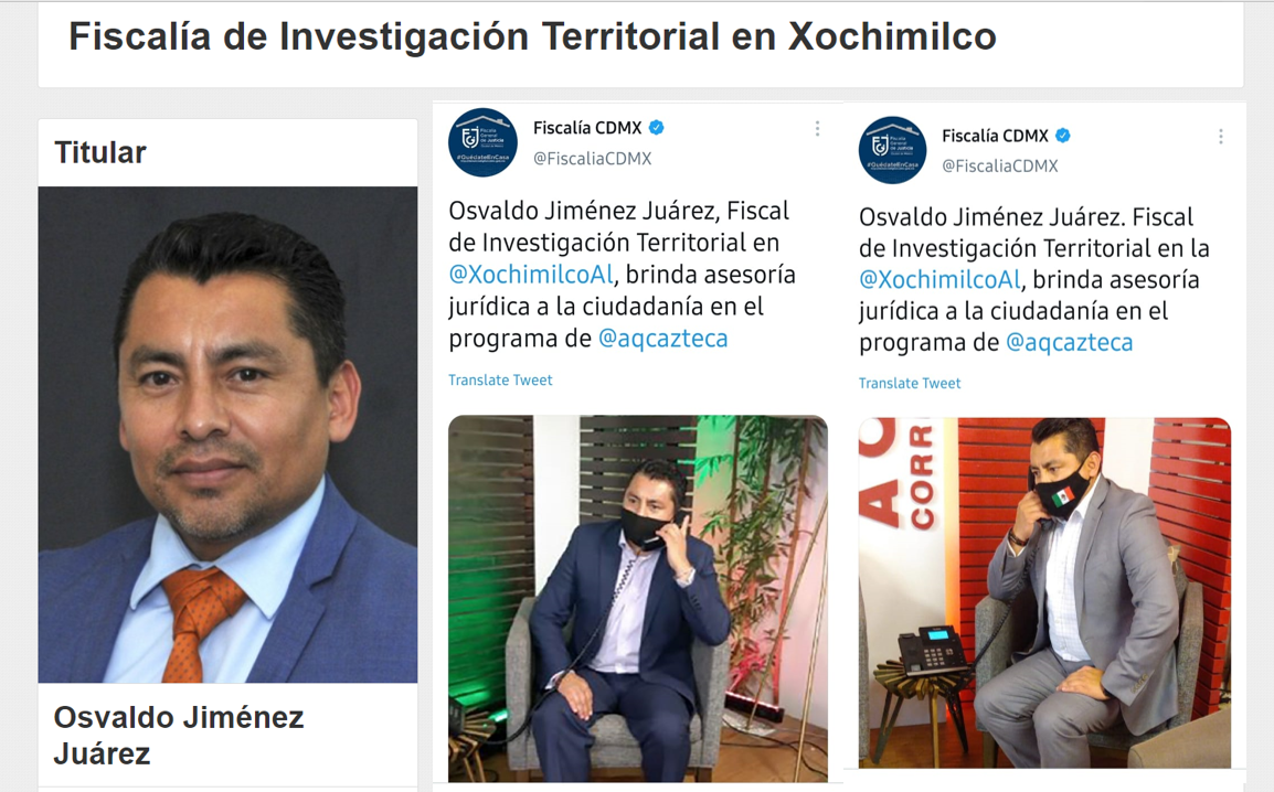 Torturadores del caso Wallace, hoy fiscales de investigación en la Fiscalía General de Justicia de CDMX