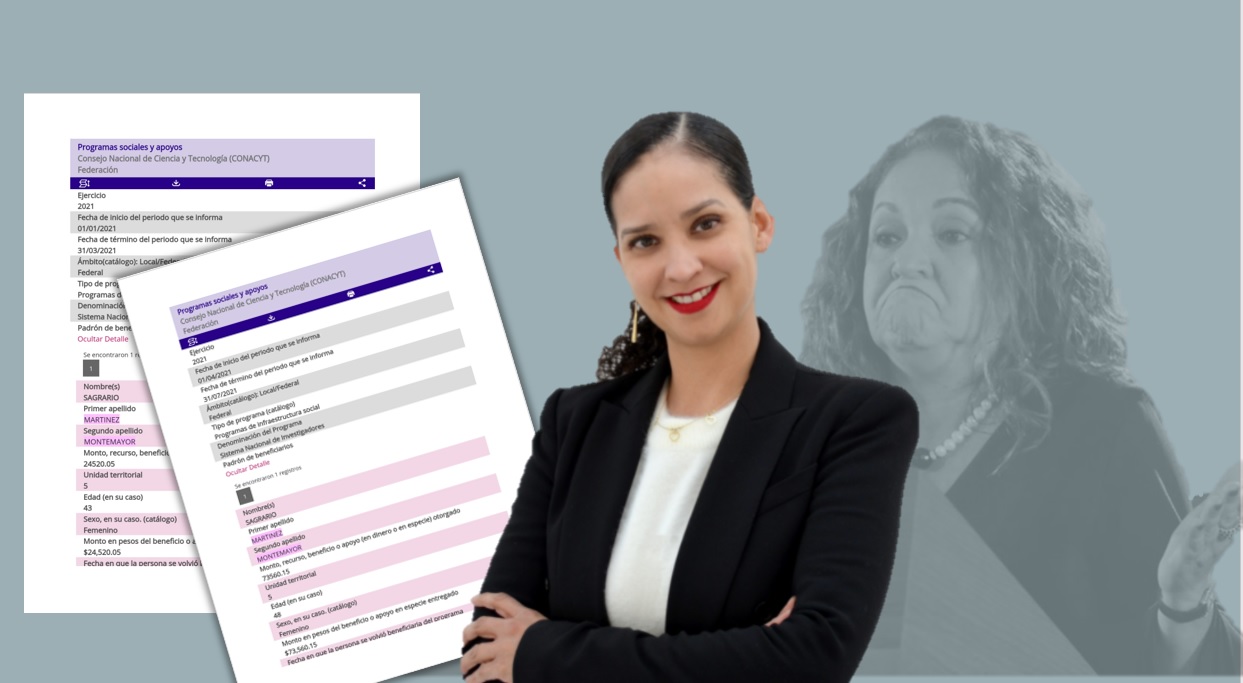 Hermana de Sanjuana Martínez, beneficiada con programas de Conacyt desde 2018