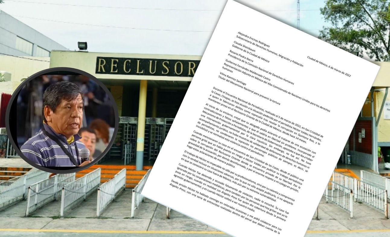Precisiones sobre la situación de Héctor Valdez, periodista preso en CDMX por revelar corrupción