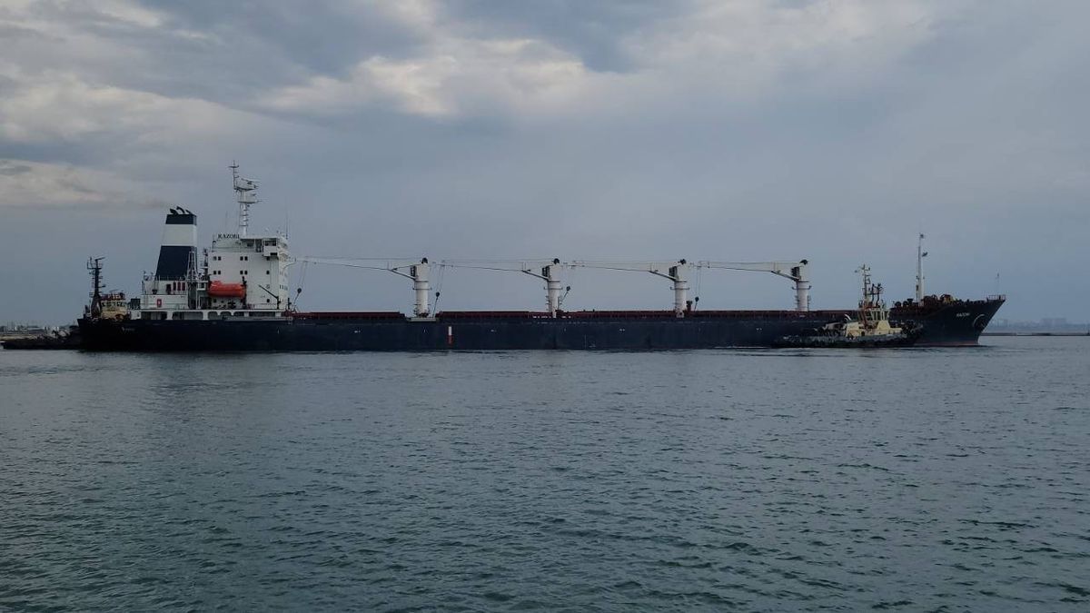 Tras acuerdo de Ucrania y Rusia, sale primer barco con cereales desde de Odesa