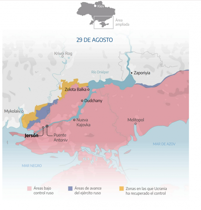 La guerra entre Rusia y Ucrania la explicamos en mapas