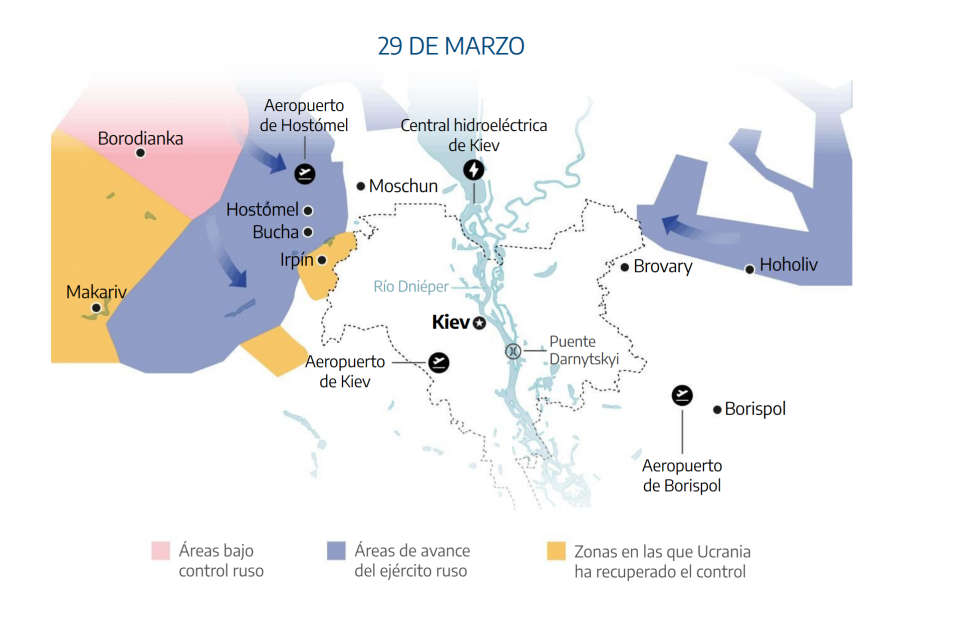 La guerra entre Rusia y Ucrania la explicamos en mapas