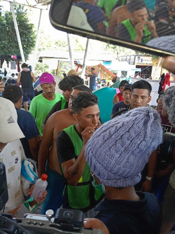 Migrantes en Villa Comaltitlán