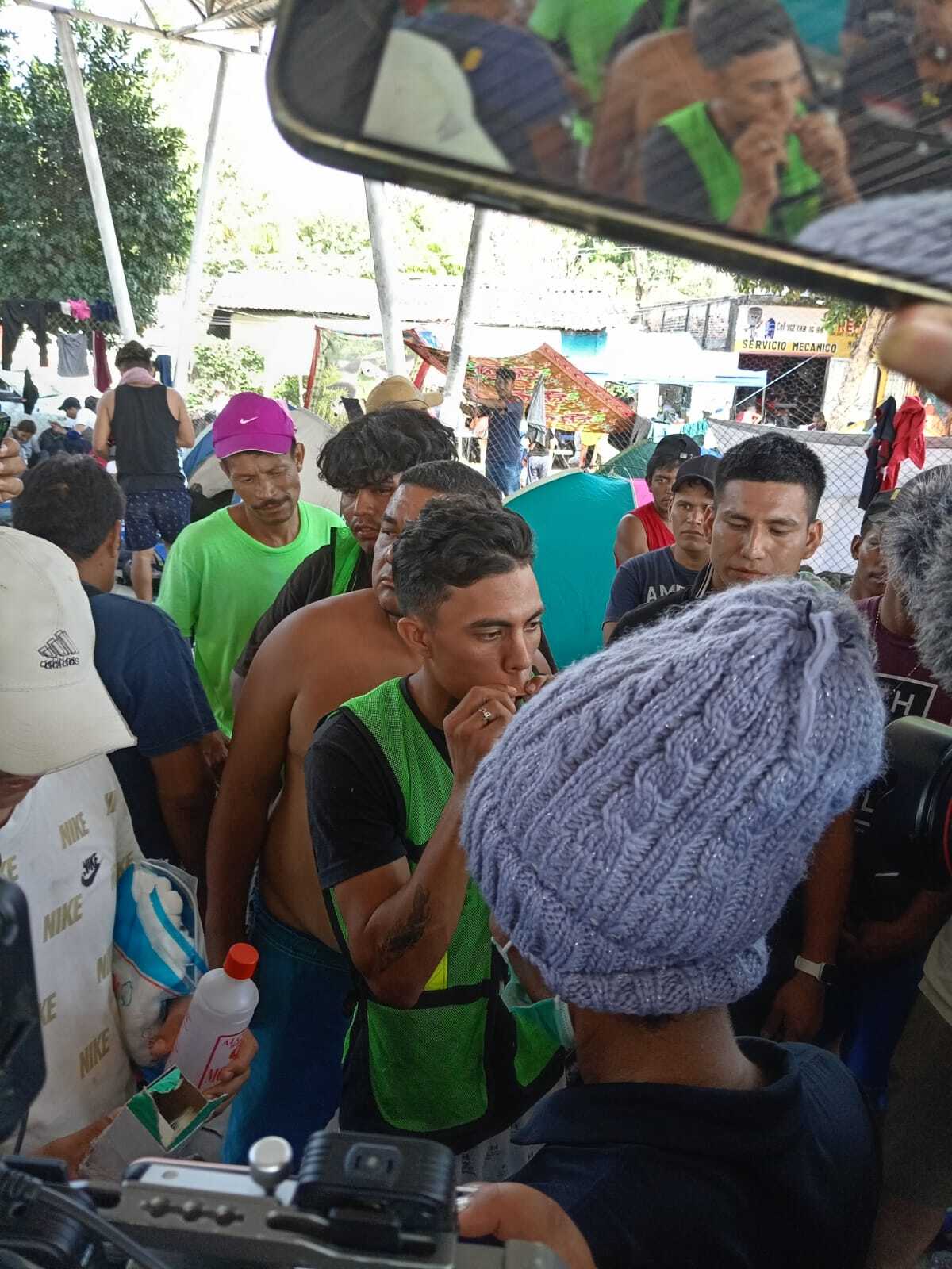 Migrantes en Villa Comaltitlán