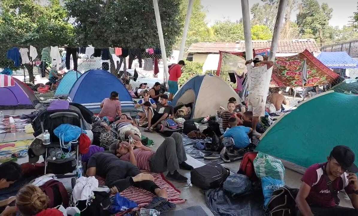 Migrantes en Villa Comaltitlán