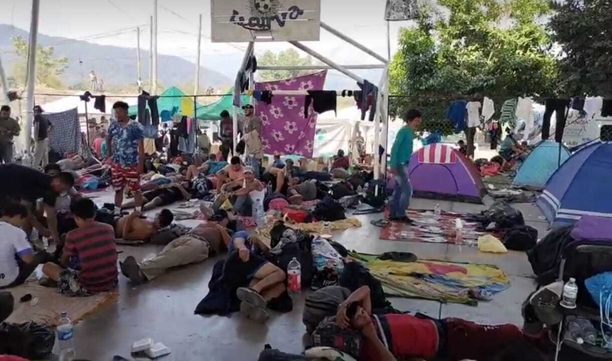Migrantes en Villa Comaltitlán