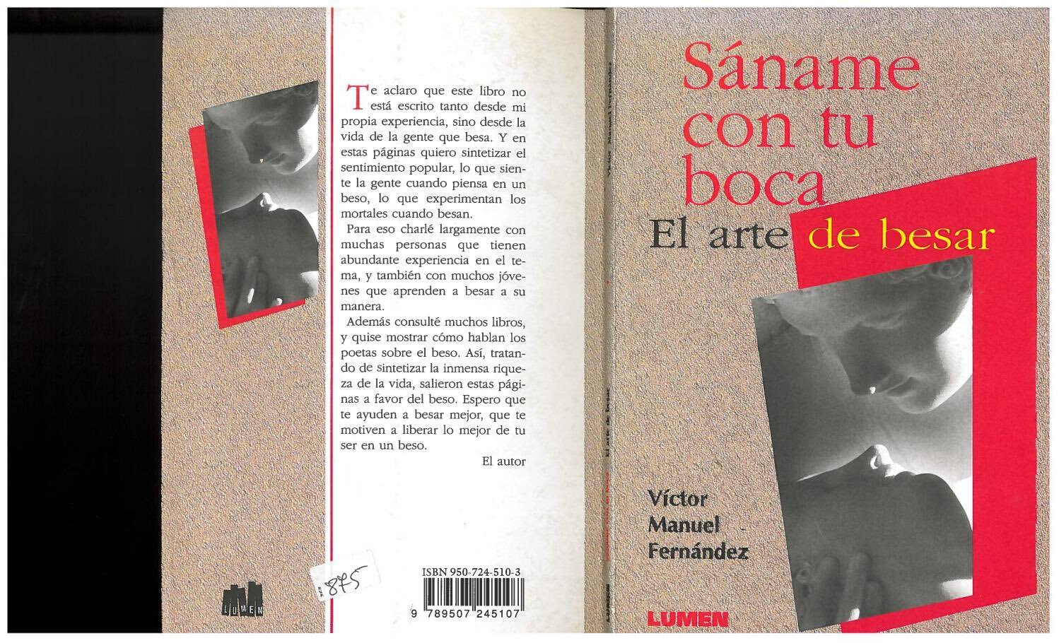 El arte de besar, el libro de Tucho Fernández, consejero del papa