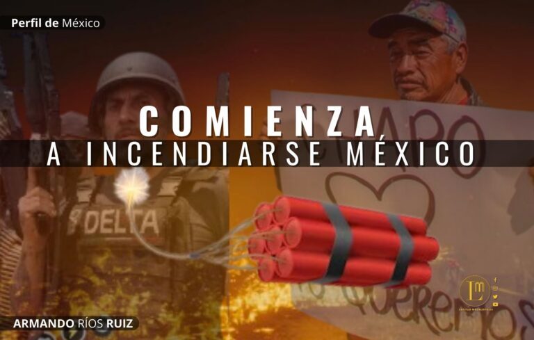 Comienza el incendio de México