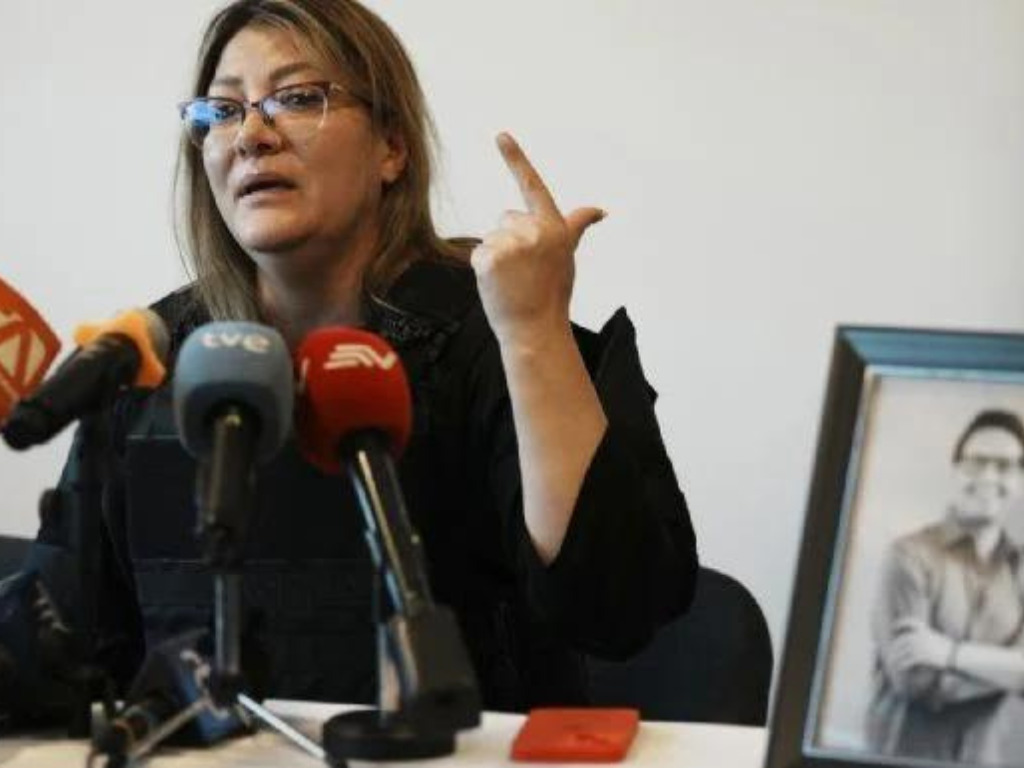 Negligencia de AMLO por cárteles mexicanos en Ecuador: viuda de Villavicencio