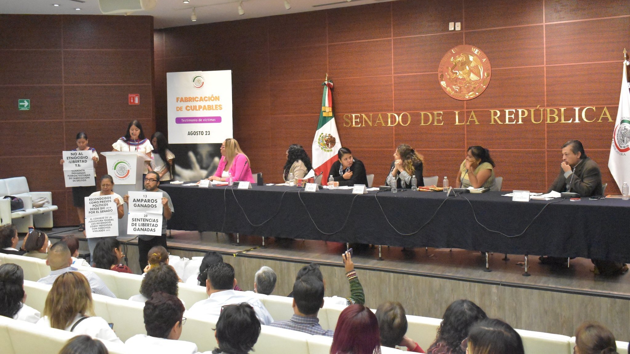 Senadora Nestora Salgado: urge erradicar la fabricación de culpables