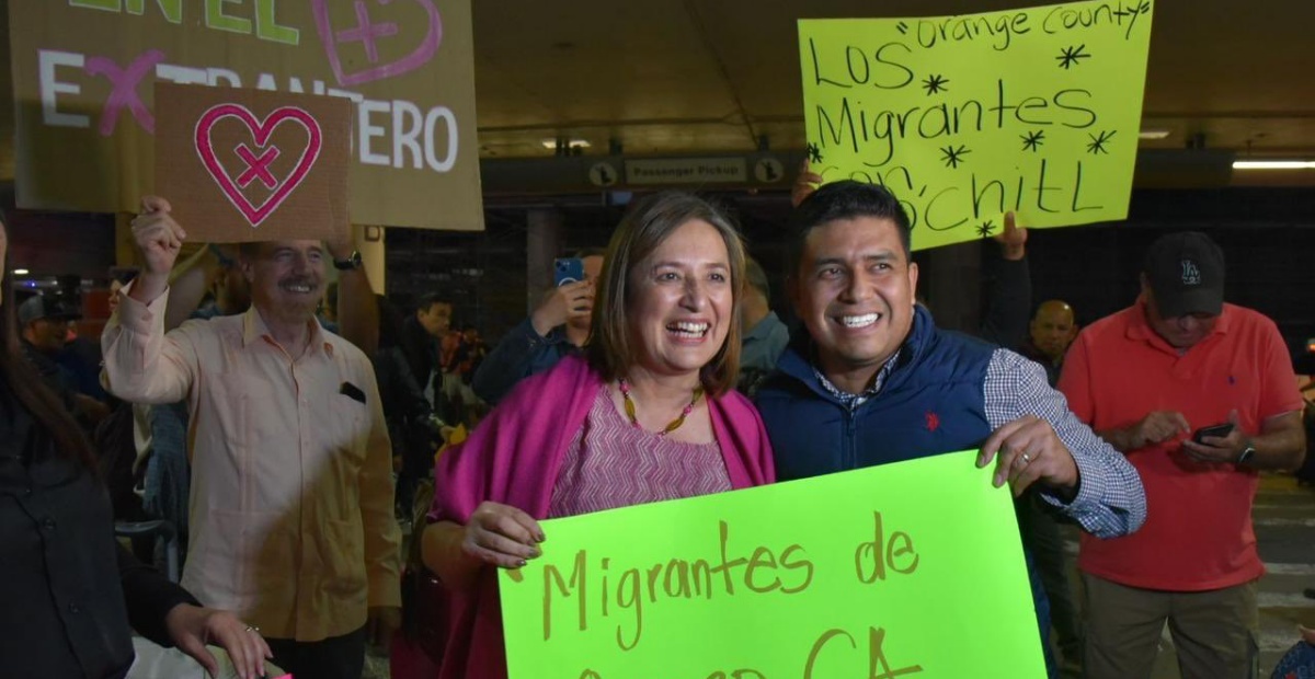 Xóchitl Gálvez destaca remesas de migrantes mexicanos en Los Ángeles