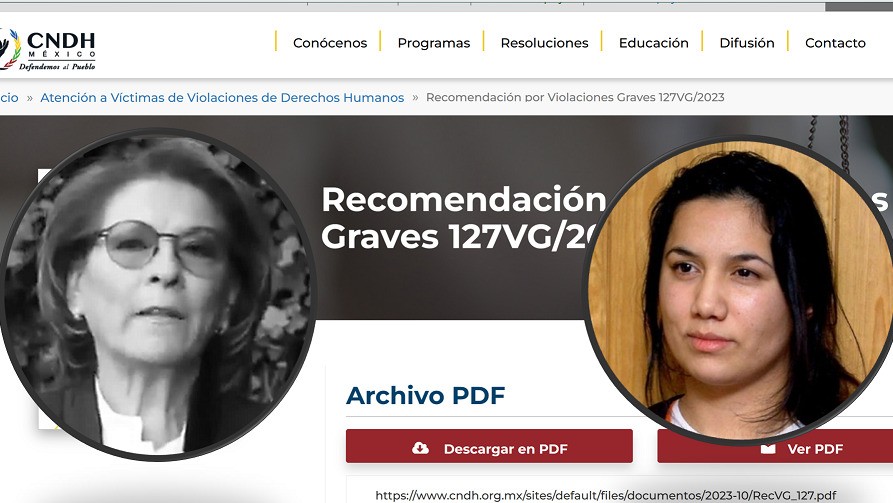 Opinión jurídica de la recomendación de CNDH a favor de Brenda Quevedo