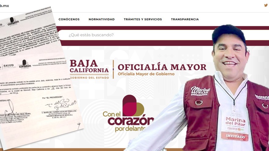 Oficial Mayor de Gobierno en BC con contratos a empresas de sus padres