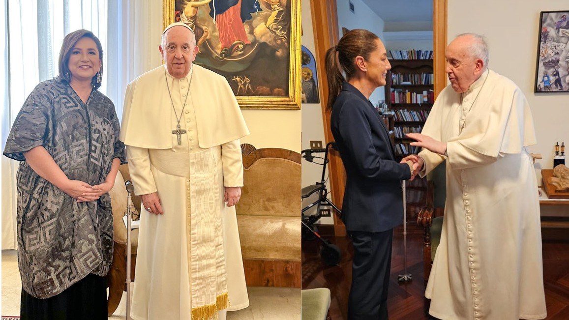 El papa Francisco recibe a las candidatas presidenciales en Roma