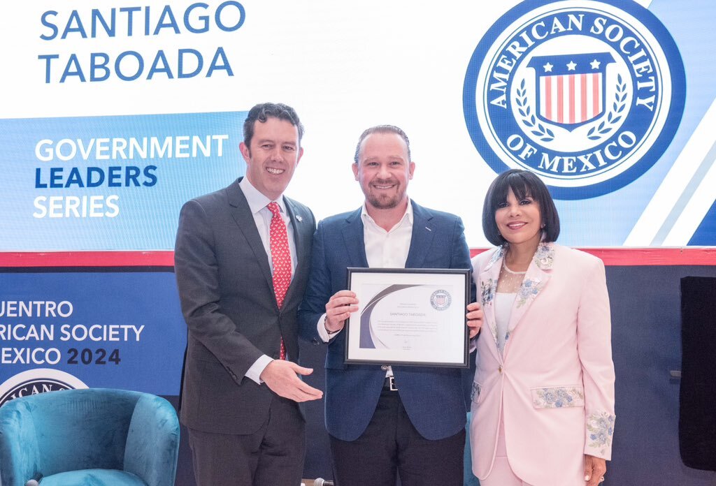 Taboada y la American Society of Mexico discuten el futuro de la CDMX