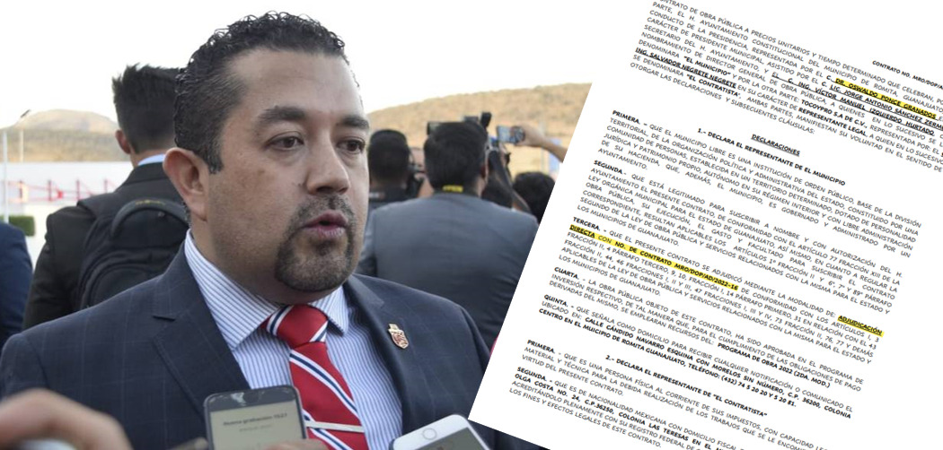 Alcalde de Romita, Guanajuato, favorece en contratos a empresa de juez