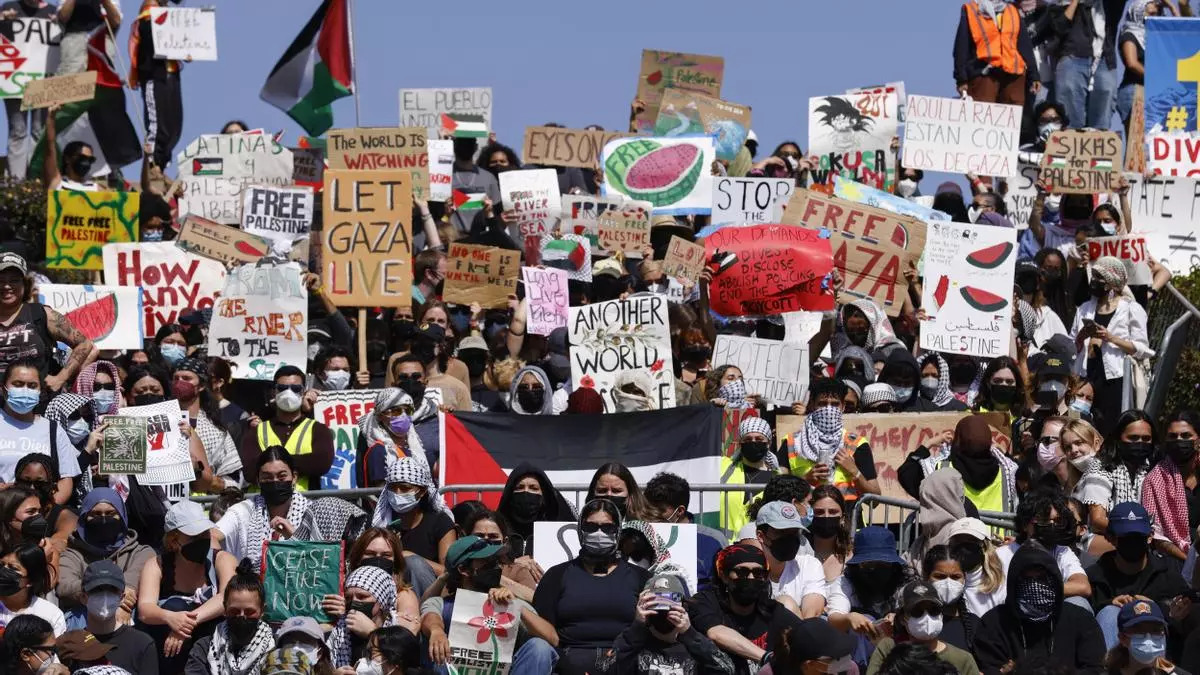 Más de 1,500 detenidos en universidades de EEUU por la protesta propalestina