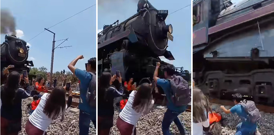 Hidalgo: mujer muere por golpe de tren mientras se tomaba una selfie