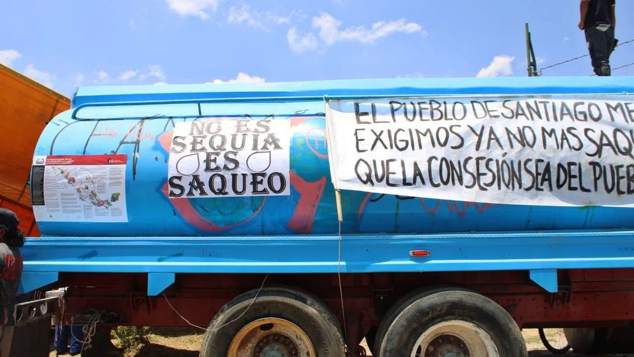 Indígenas en defensa del agua contra represión en Querétaro