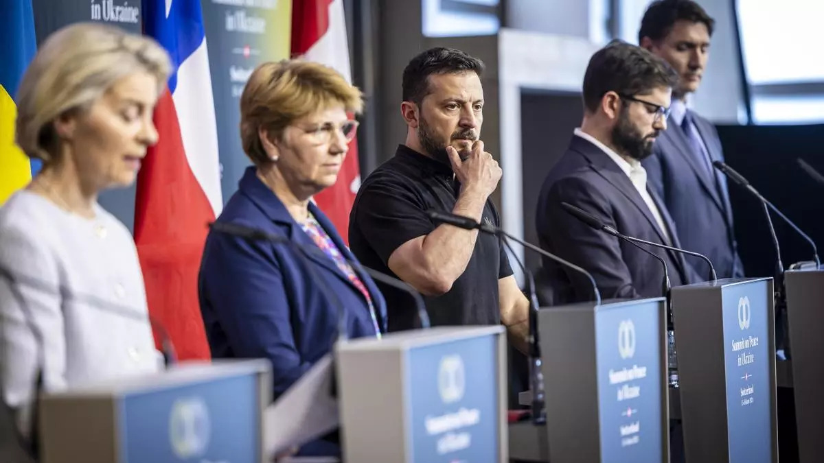 Cumbre de Suiza sobre la paz en Ucrania cierra un comunicado conjunto