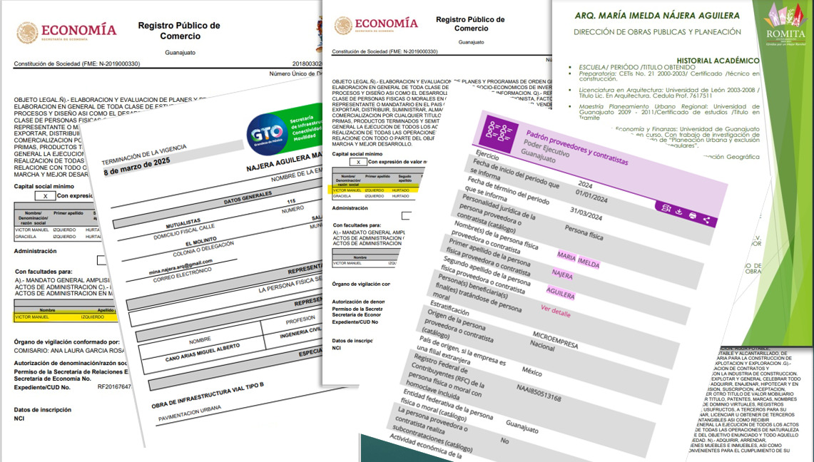 Funcionarios de Salamanca y Romita operan como proveedores municipales