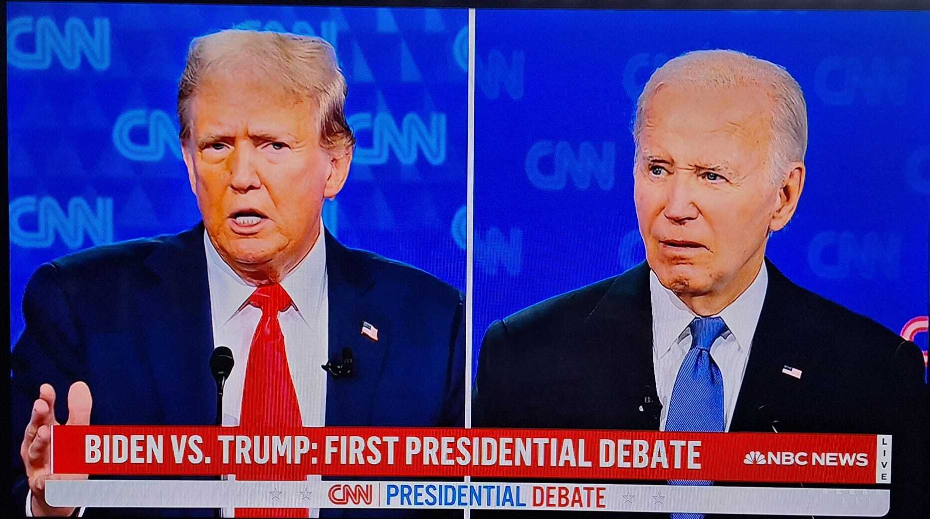 Falsedades de Trump contra fragilidad de Biden: el primer debate electoral