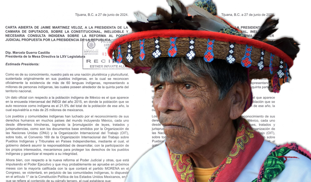 Solicitud de consulta indígena sobre Reforma Judicial a Diputados