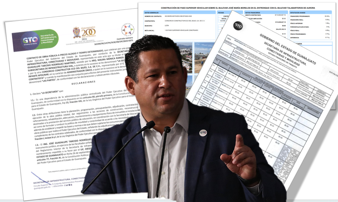 Consorcio Eco, el mayor contratista del gobernador de Guanajuato