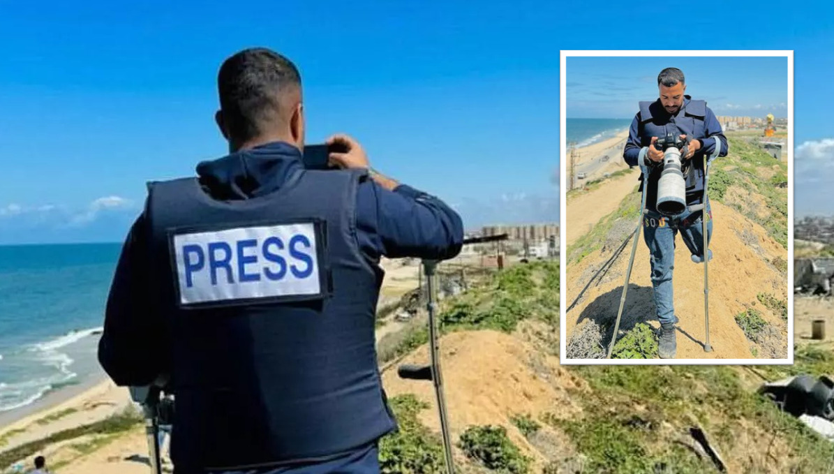 “Toda nuestra vida ha sido guerra“: periodista gazatí Hazem Suleiman