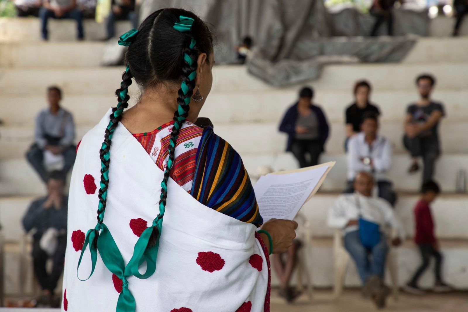  Mujeres tzotziles de Acteal alertan sobre la violencia en Chiapas