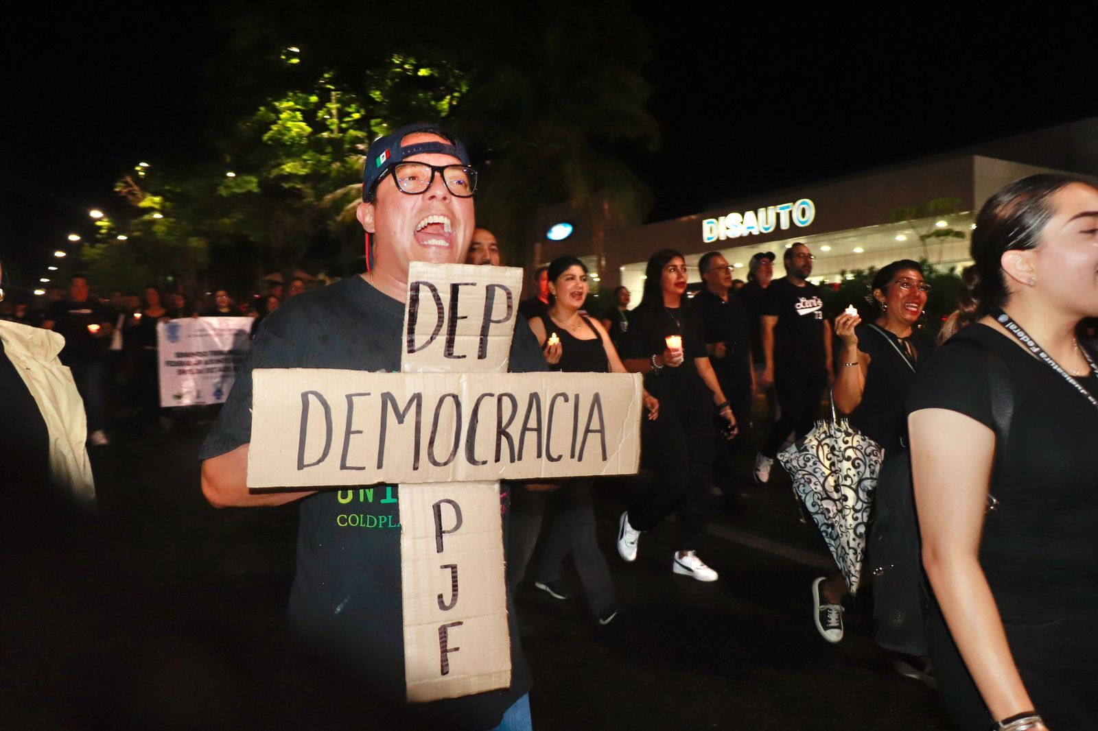 Protesta del Poder Judicial en Chiapas ante aprobación de reforma