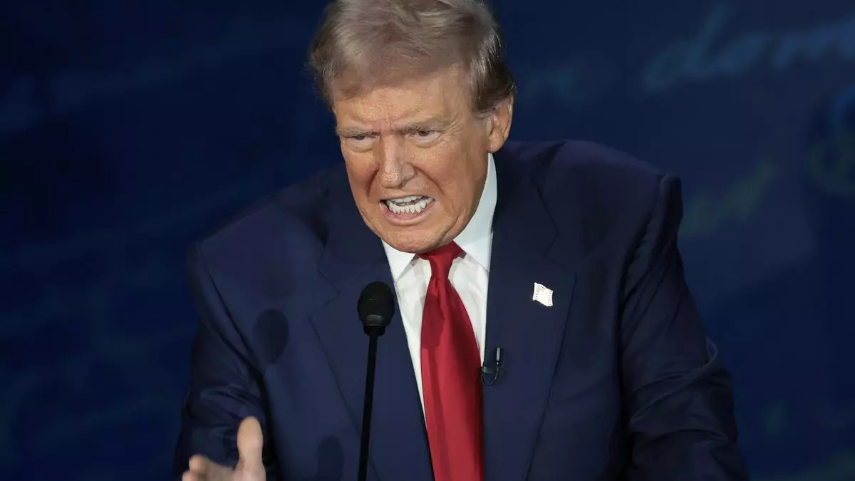 Las mentiras de Trump en el debate con Kamala Harris