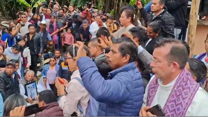 Despedida al padre Marcelo defensor de las comunidades en Chiapas
