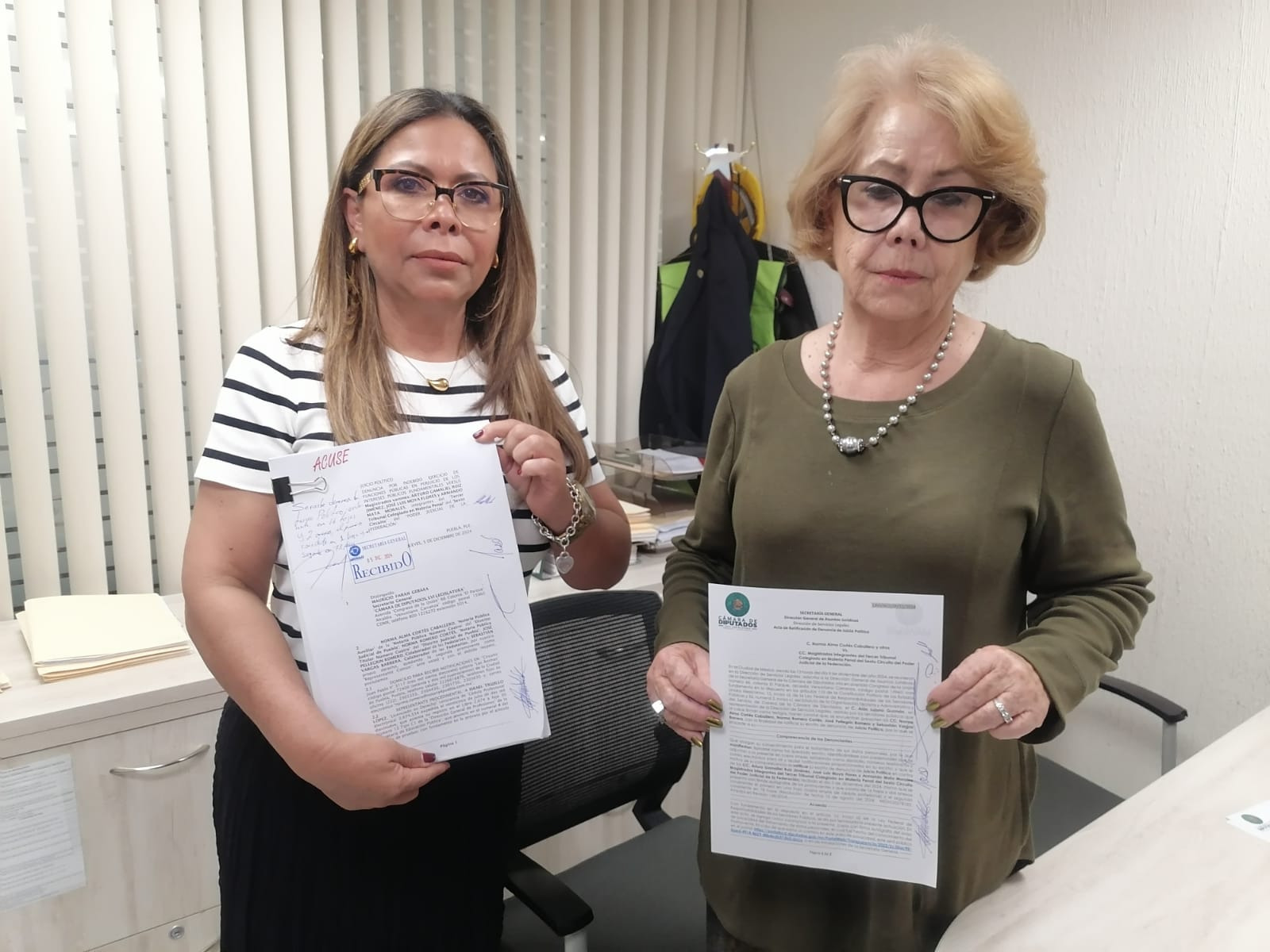 Notaria pública denuncia a magistrados por violencia institucional