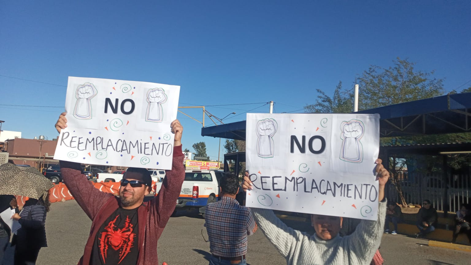 Protesta en Mexicali contra el Reemplacamiento Obligatorio