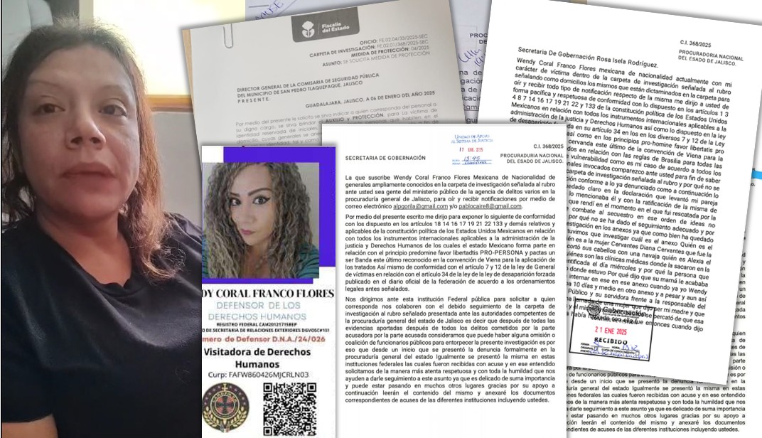 Secuestro y tortura en anexos de Jalisco: el caso Wendy Coral Franco