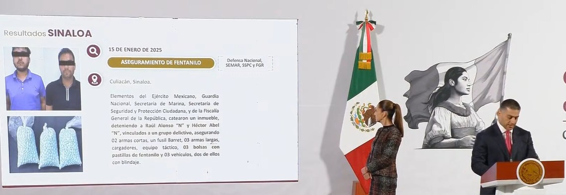 Captura de pantalla de la transmisión del 28 de enero de 2025.
