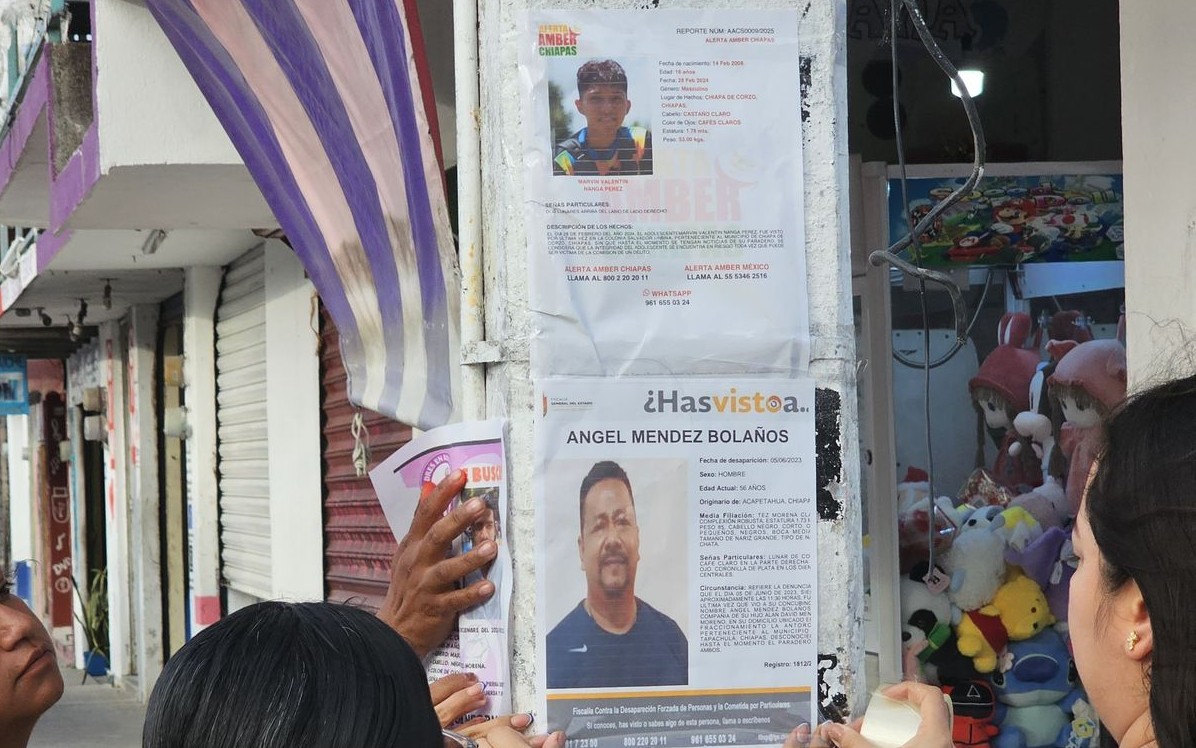 Berriozábal: retiran sin autorización fichas de desaparecidos