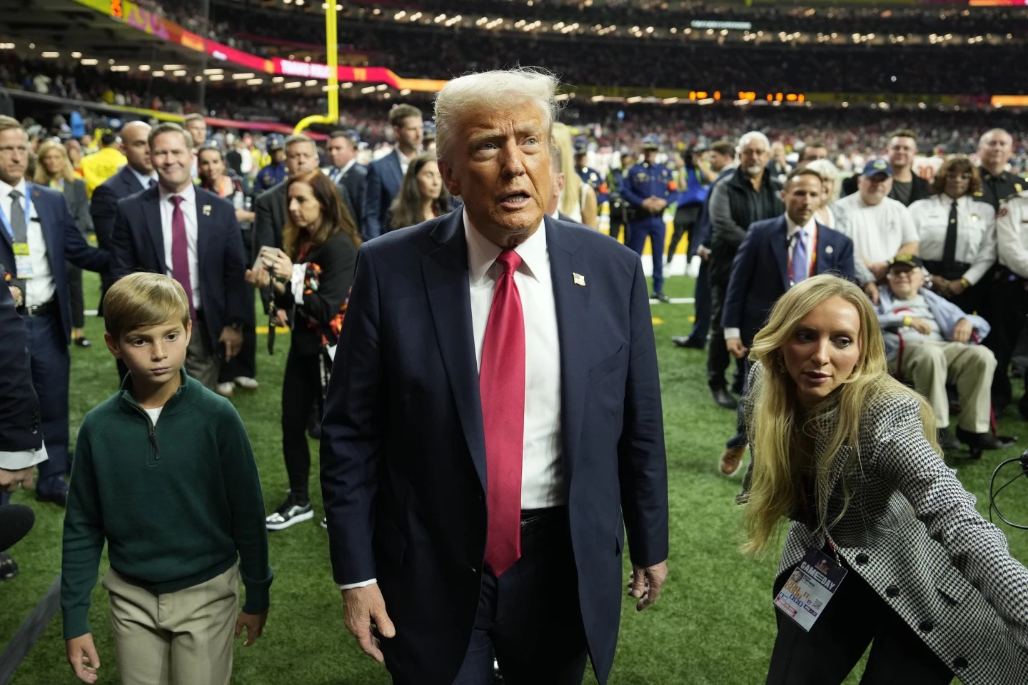 Cuánto costó la asistencia de Donald Trump en el Super Bowl 2025