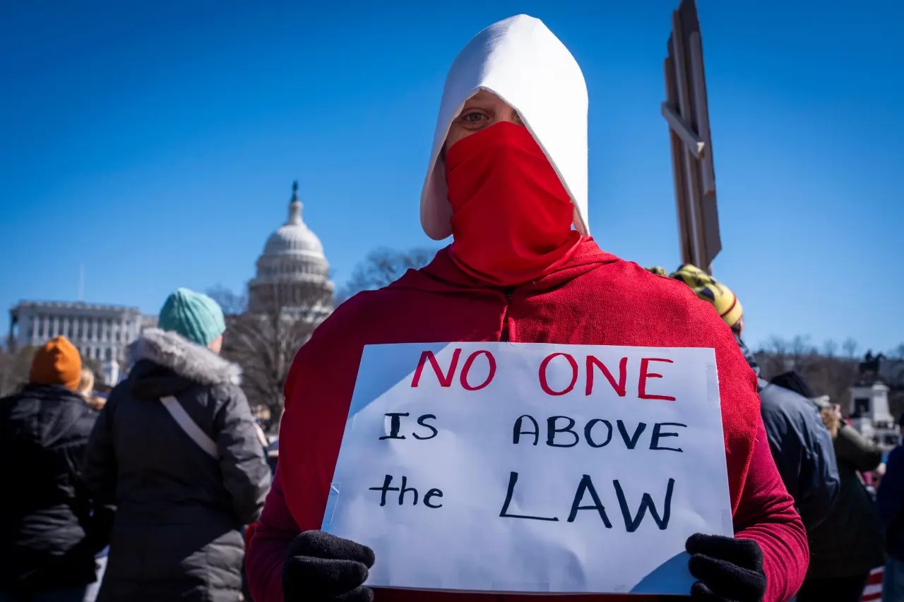 he protest was organized by the 50501 Movement, which stands for 50 Protests 50 States 1 Movement. AP Photo/Jacquelyn Martin. he protest was organized by the 50501 Movement, which stands for 50 Protests 50 States 1 Movement. AP Photo/Jacquelyn Martin.