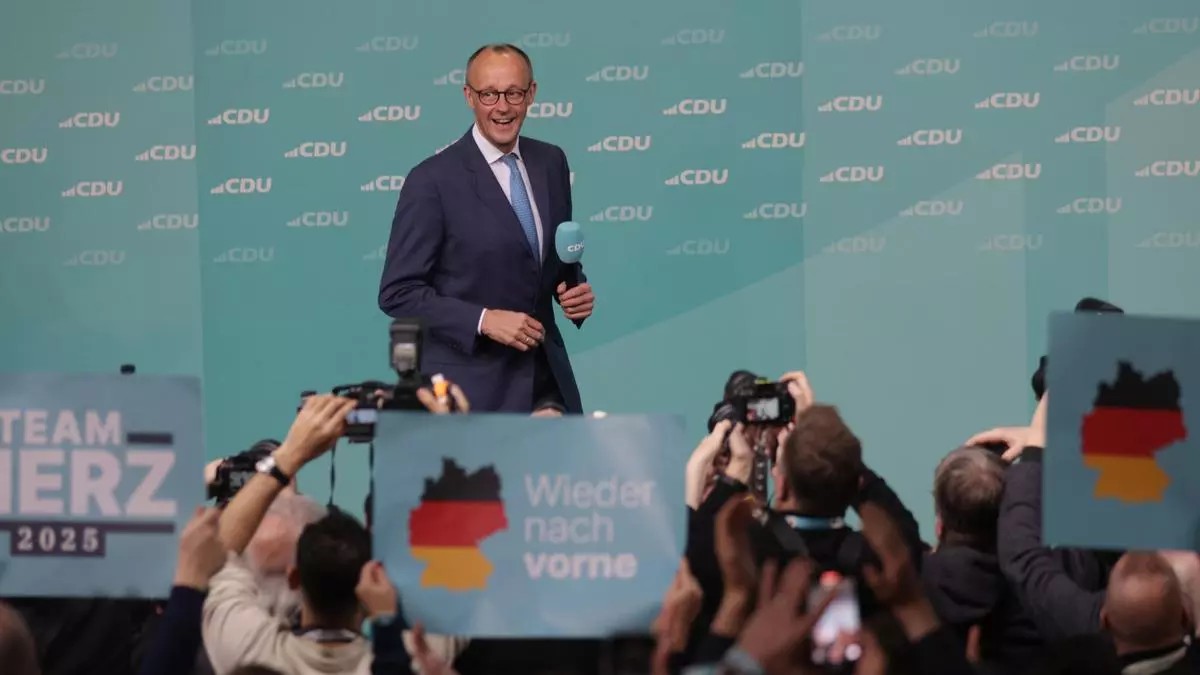 Victoria del conservador Friedric Merz en las elecciones de Alemania