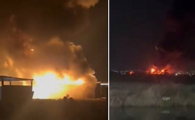 Explosión en bodega de huachicol obliga a evacuar a vecinos en Metepec